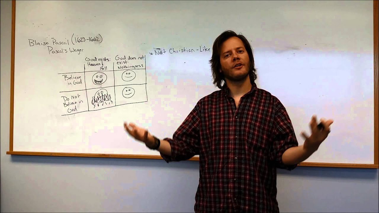 Professor Castleberry's Philosophical Lecture Shorts: Pascal's Wager