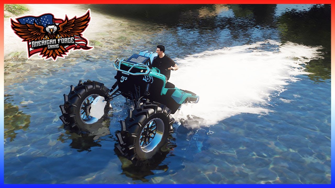 WATER WHEELIES ON BIGGEST OUTLANDER XMR AROUND!! - GTA5 RP  - AFG