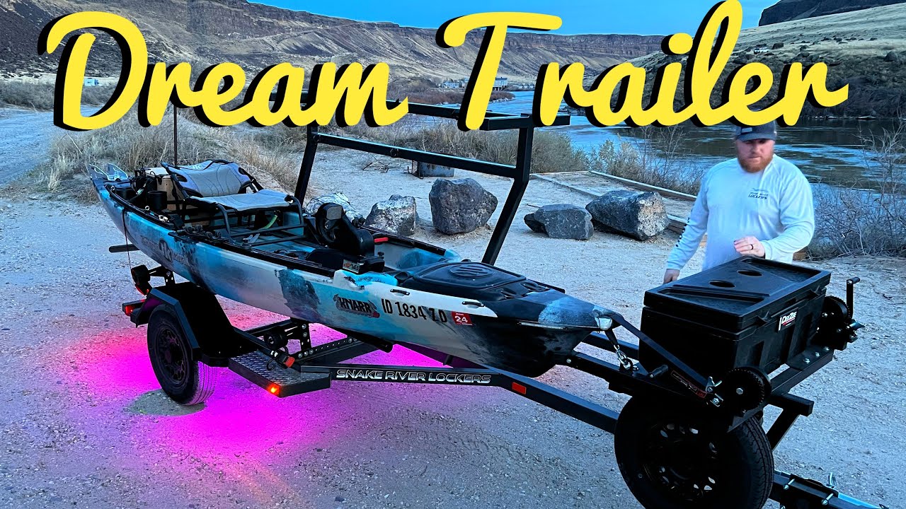 Snake River Manufacturing Double Kayak Trailer w Multiple Options