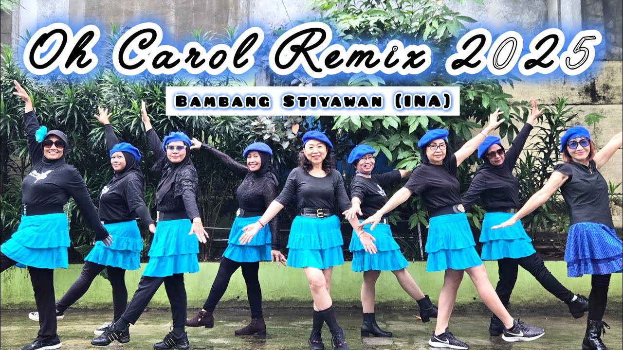 Oh Carol Remix 2025 [Line Dance] Demo by Sakura D'LD Class