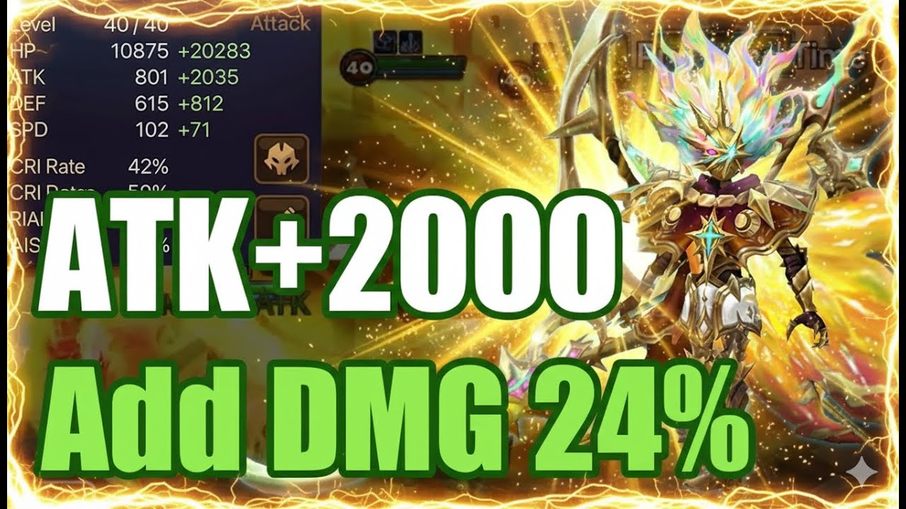 Insane Power,  ATK+2000 & Add'I DMG 24% Dominic Debut🫣🫣🫣【Summoners War RTA】
