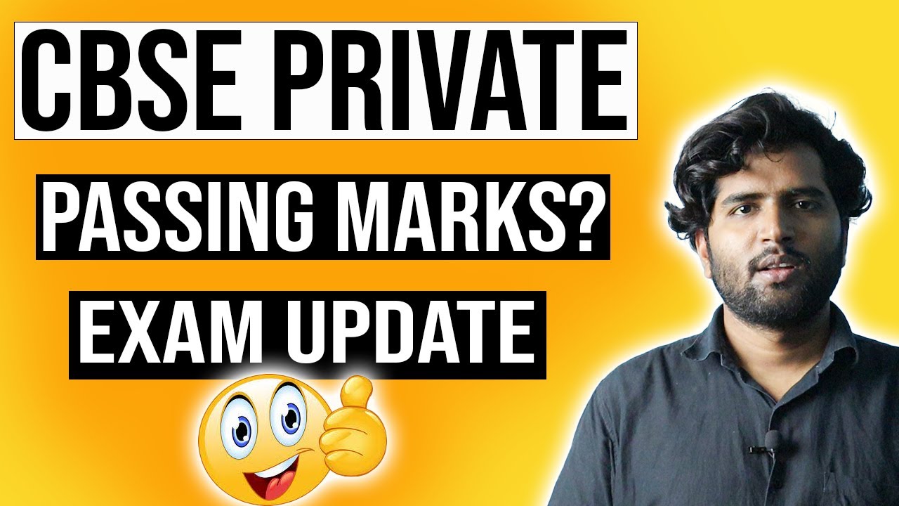 CBSE Private Exam 2022 important Update | Passing Percentage CBSE Private