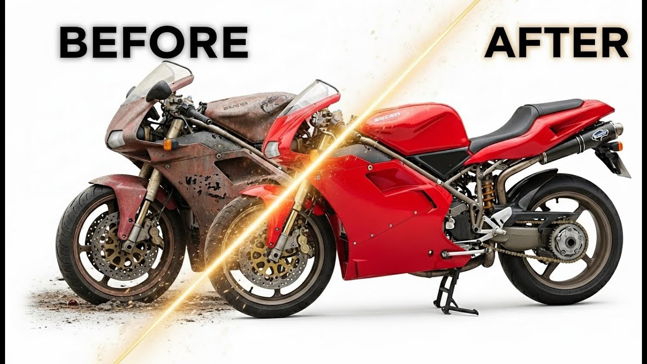 Ducati 916 1994 Restoration | ASMR Full Rebuild