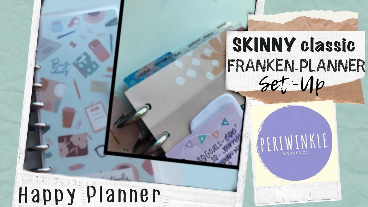 ALL ABOUT THE FRANKEN-PLANNER | plus July planner set up | SKINNY CLASSIC Happy Planner