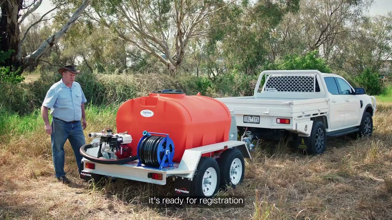 Trailer Mounted Fire-Fighting / Water Cartage Packages - Explainer Video. Polymaster