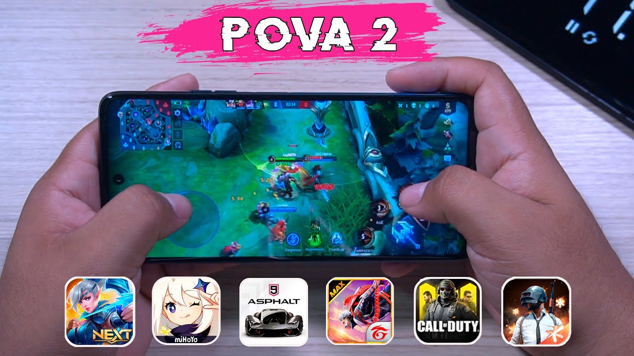 TECNO POVA 2│Jugando FREE FIRE MAX, MOBILE LEGENDS, PUBG MOBILE, CALL OF DUTY, GENSHIN IMPACT 🔥🔥