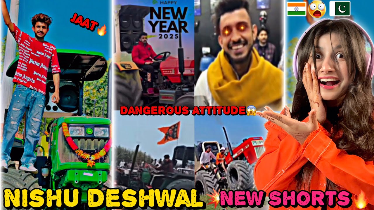 Pakistani reaction On nishu Deshwal dangerous😱attitude😈videos🔥/shorts 
