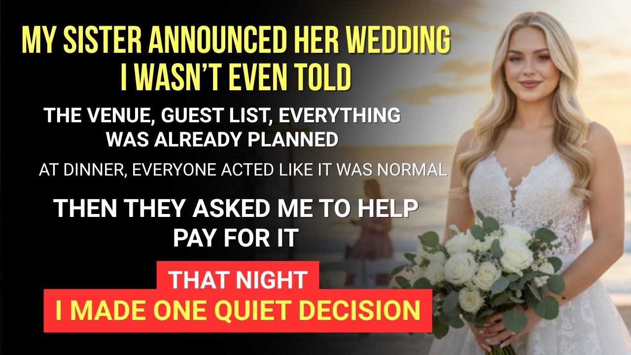 They Planned My Sister’s Wedding For Months Without Me—Then Asked Me To Pay For It