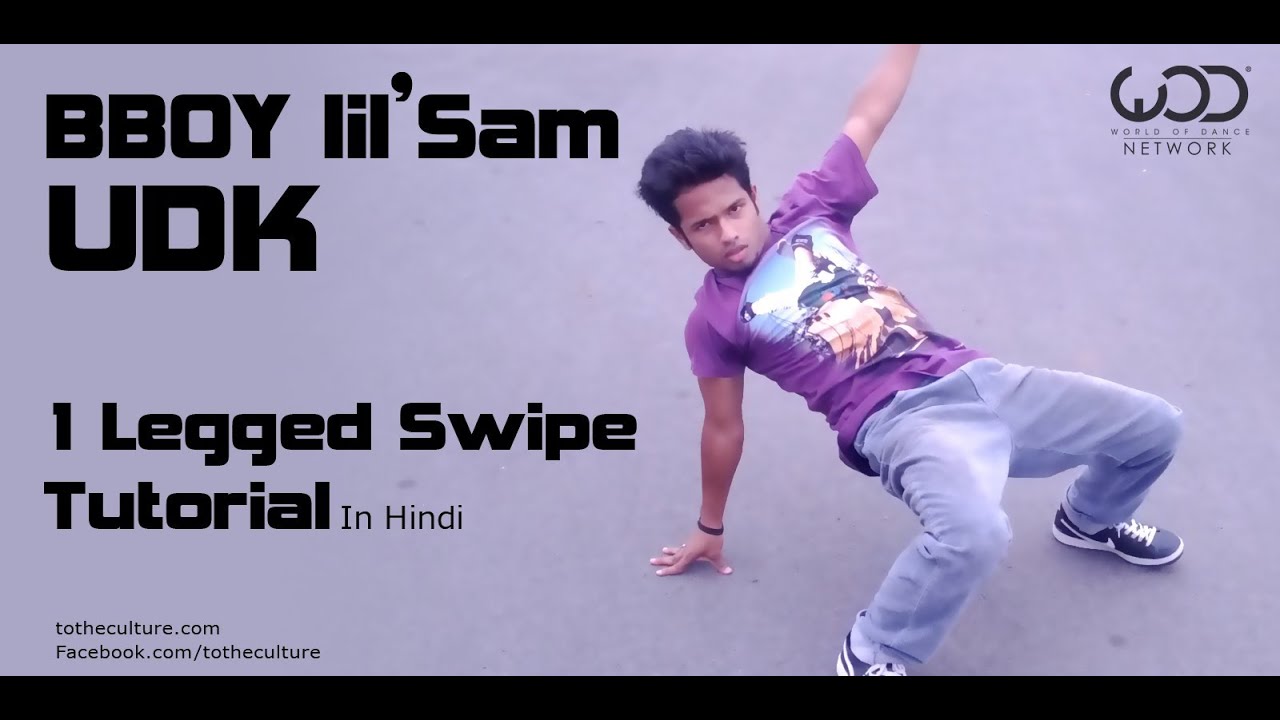 One Legged swipe tutorial by BBOY Lil Sam from Underdog Kombat crew