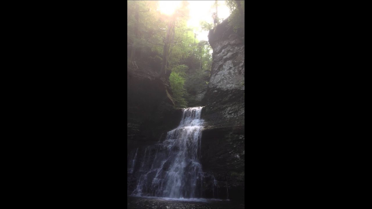 Adam's Creek, Dingman's Ferry, PA. 60 ft. gainer.