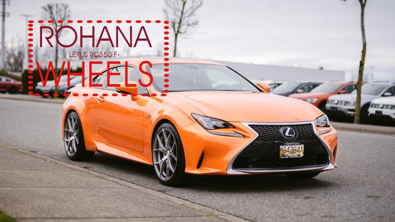 Rohana RFX5 Wheel Rim Install on a Lexus RC350 F Sport