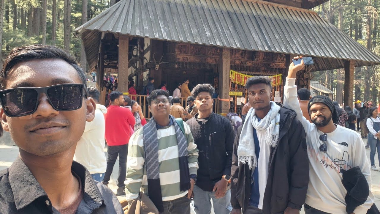 Day 2 - In Manali || Hadimba Devi Temple || Himachal Pradesh 🏔 #vlog #travel #manali 