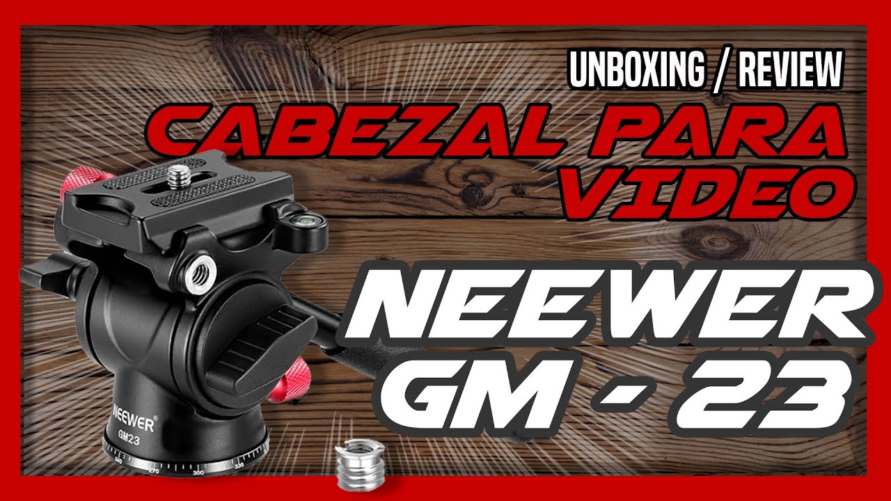 Unboxing, review Cabeza de video para tripie 🔭 Gm23 de Neewer 🎬