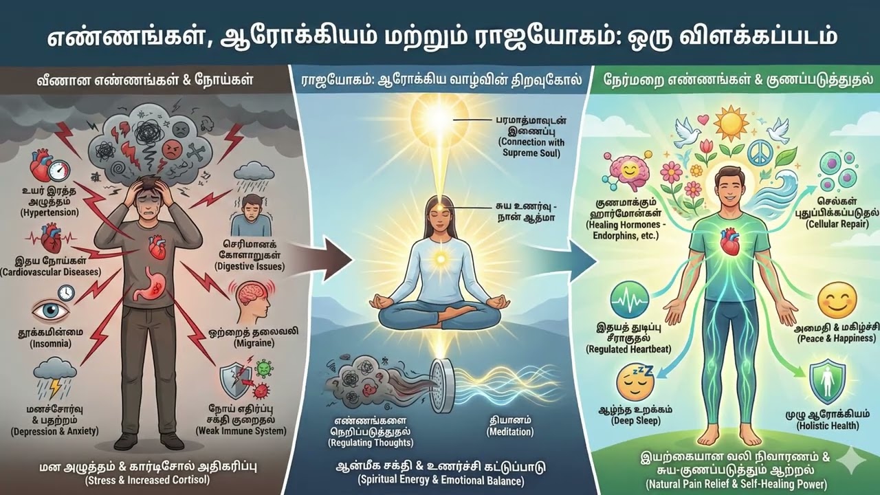 எண்ணங்களும்  ஆரோக்கியமும் | நேர்மறை எண்ணங்கள் Positive Thoughts எப்படி உடலை குணப்படுத்துகிறது?