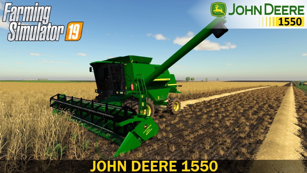 Farming Simulator 19 - JOHN DEERE 1550 Work in the Big Field