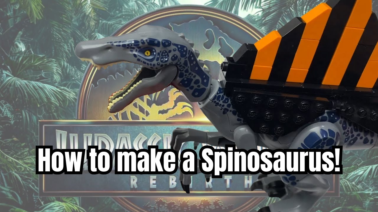 Turn your Baryonyx into a Spinosaurus | Lego Jurassic World