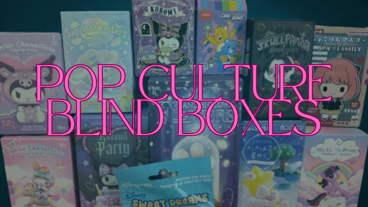 Pop culture themed boxes: Sanrio, SpyxFamily, Care Bears, and more