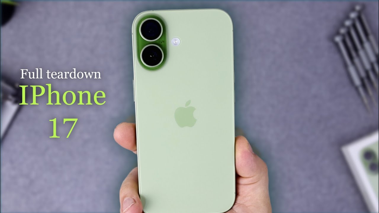 ايفون 17 كأنك تراه لأول مرة  iPhone 17 full teardown 