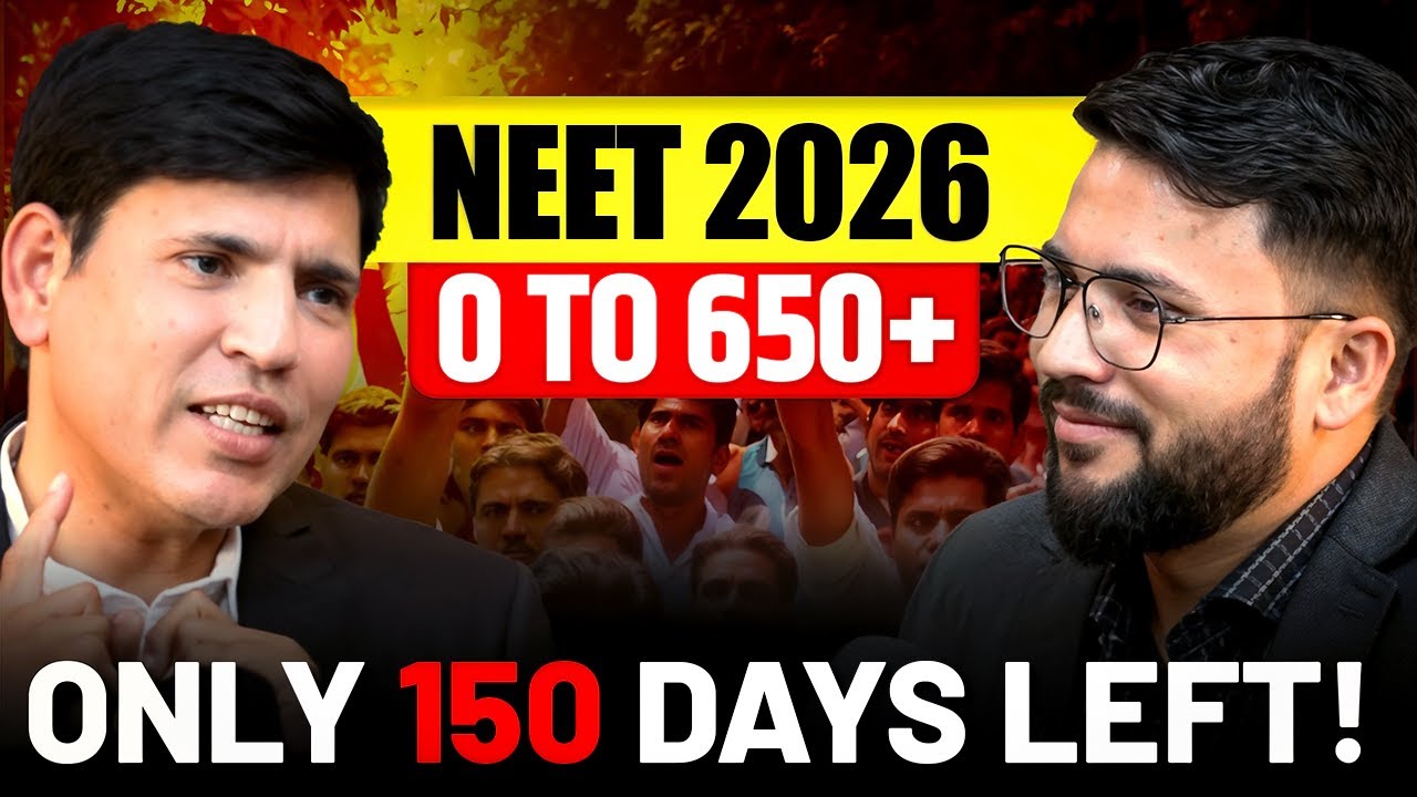 NEET 2026 - Last 5 Months Strategy | Dr. Shahnawaz Khan