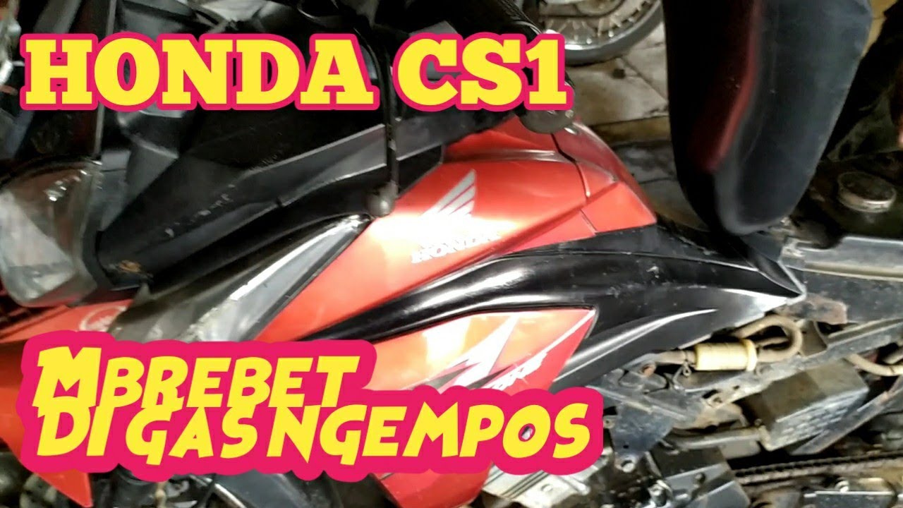 HONDA CS1 MBREBET DI GAS NGEMPOS DAN HILANG PENGAPIAN