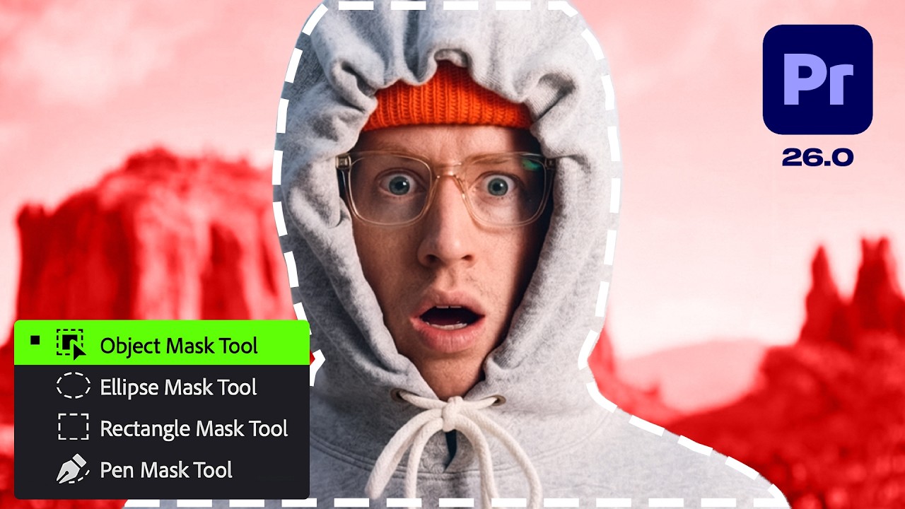 Что нового в обнове Premiere Pro 2026? Где маски?