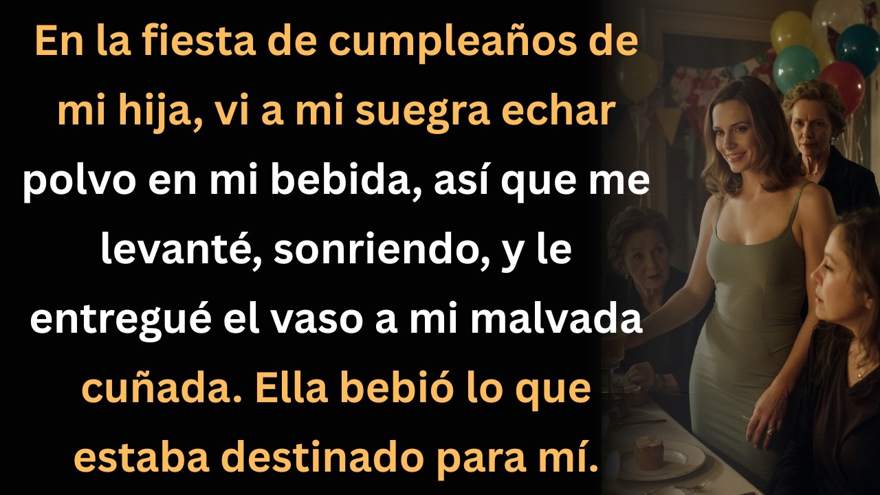Vi a mi suegra envenenar mi bebida… y se la di a mi malvada cuñada.