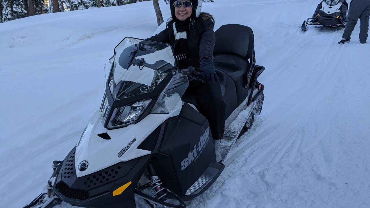 Top 10 list to do at lake Tahoe, CA #P-1 SNOW MOBILE ADVENTURE.