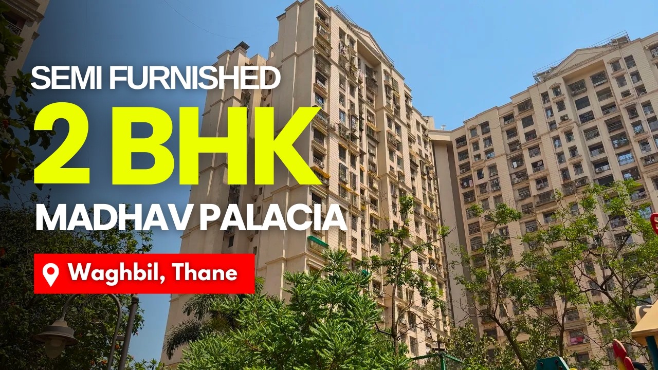 Stunning 2 BHK Semi Furnished Flat For Sale In Madhav Palacia, Thane | Near Upcoming Metro Station