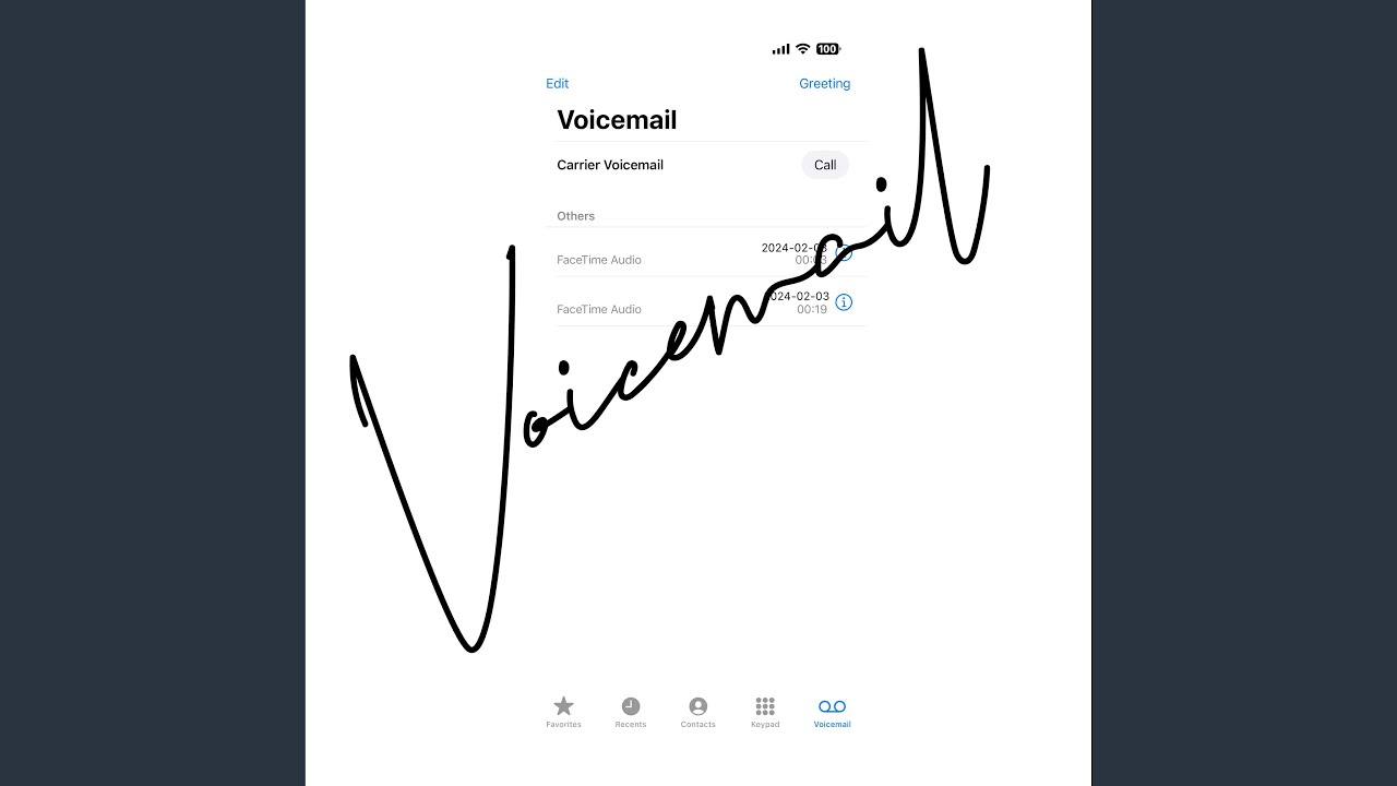 Voicemail (부재중)