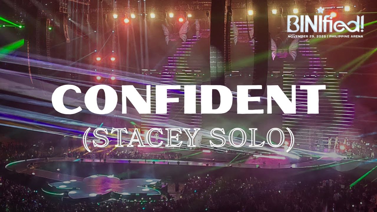 Confident (Stacey Solo) - BINI | BINIfied Concert at Philippine Arena LIVE