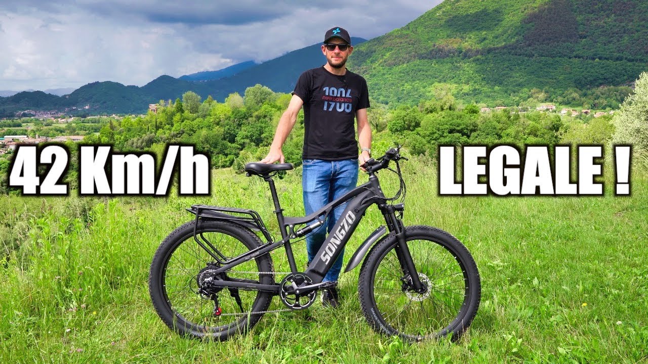Bellissima BICI ELETTRICA, SICURA, POTENTE e VELOCE ! SONGZO RC750S