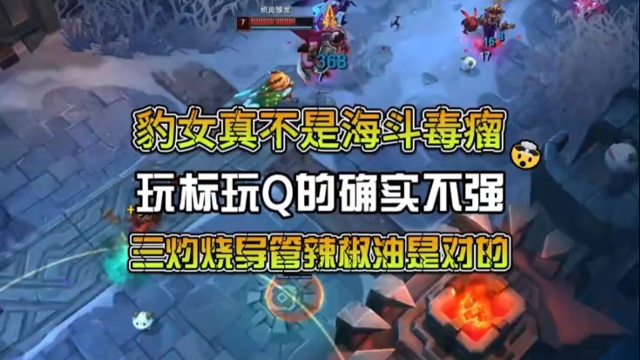 海斗豹女的正名之战！ #海克斯大乱斗 #英雄联盟 #lol #游戏