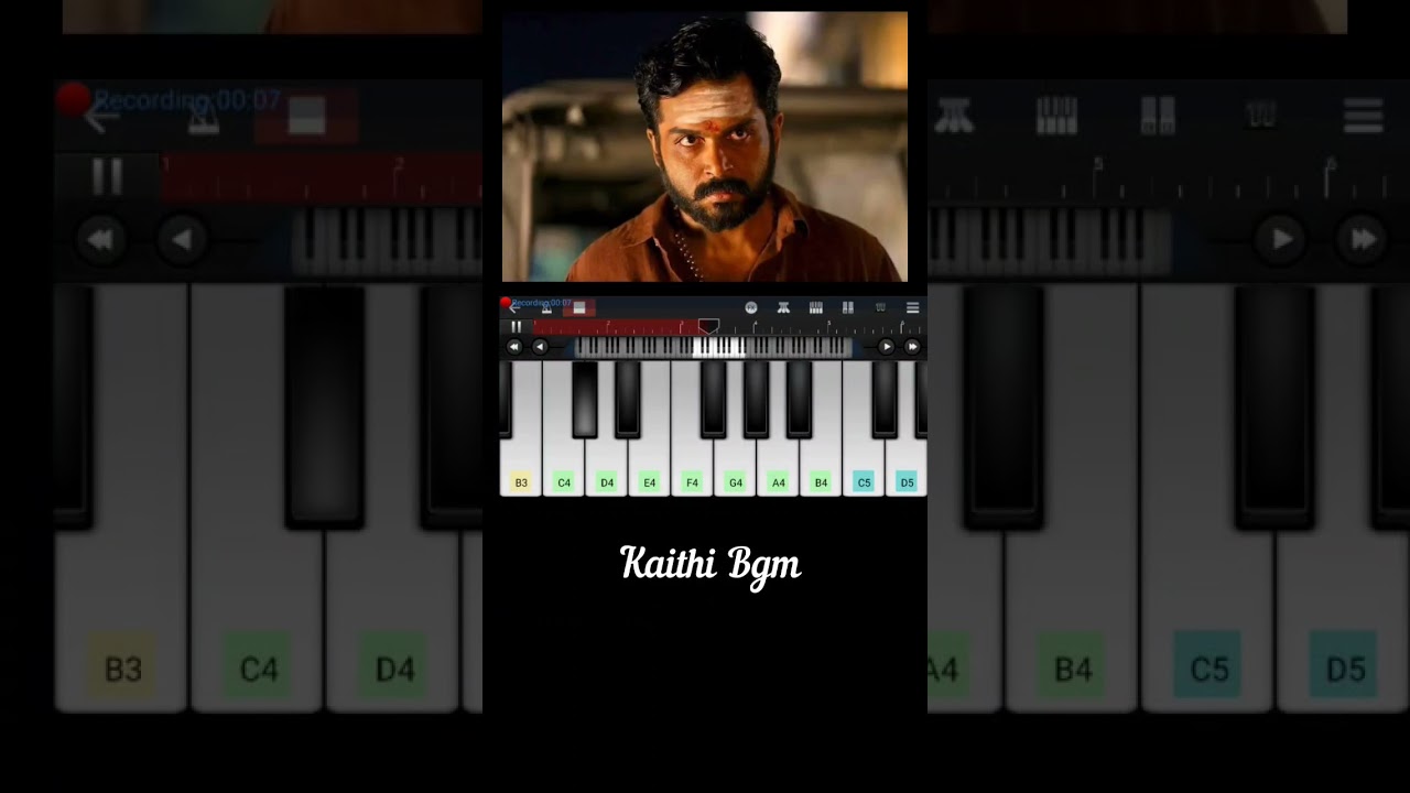 🔥🔥🔥 Kaithi Bgm piano cover | kaithi Bgm piano tutorial | kaithi Bgm keyboard cover | Nandha Studio