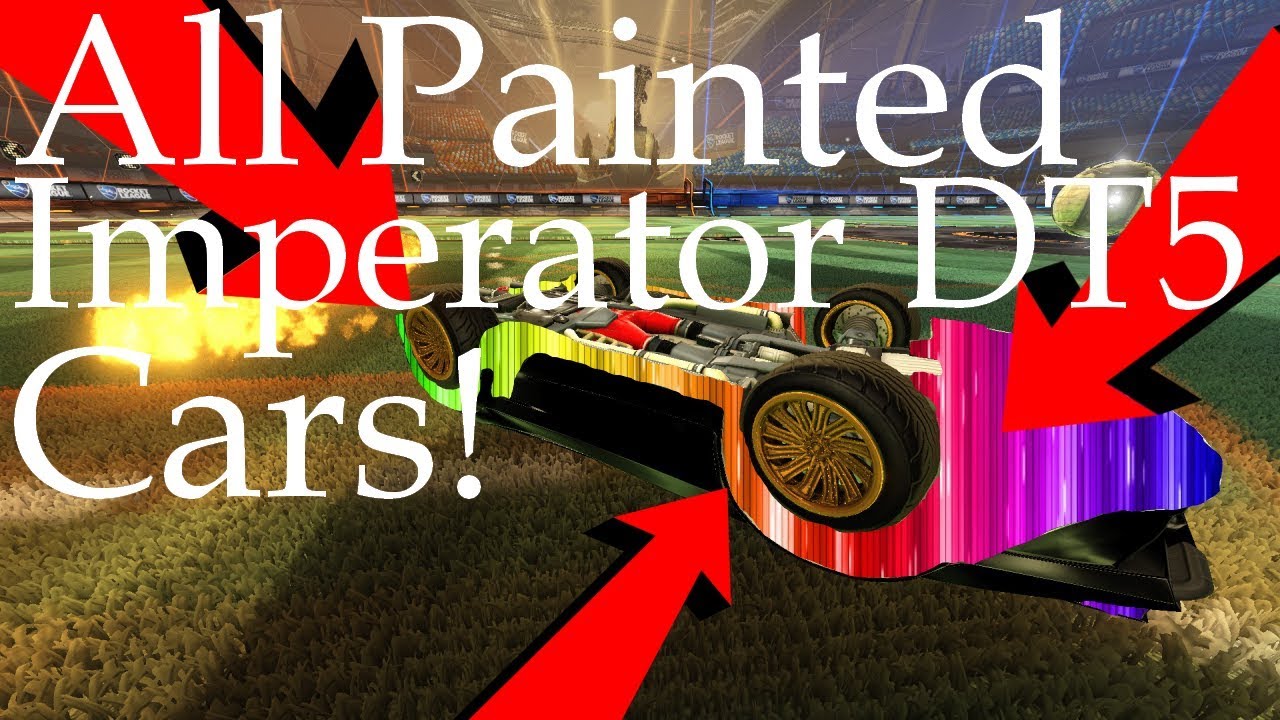 All Painted Imperator DT5 Cars In Rocket League!!!