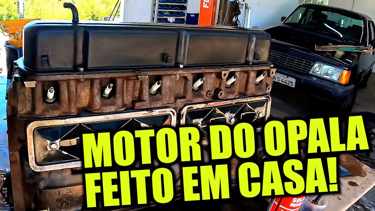 MOTOR DO OPALA FEITO EM CASA! SERA QUE VAI FUNCIONAR?!?!