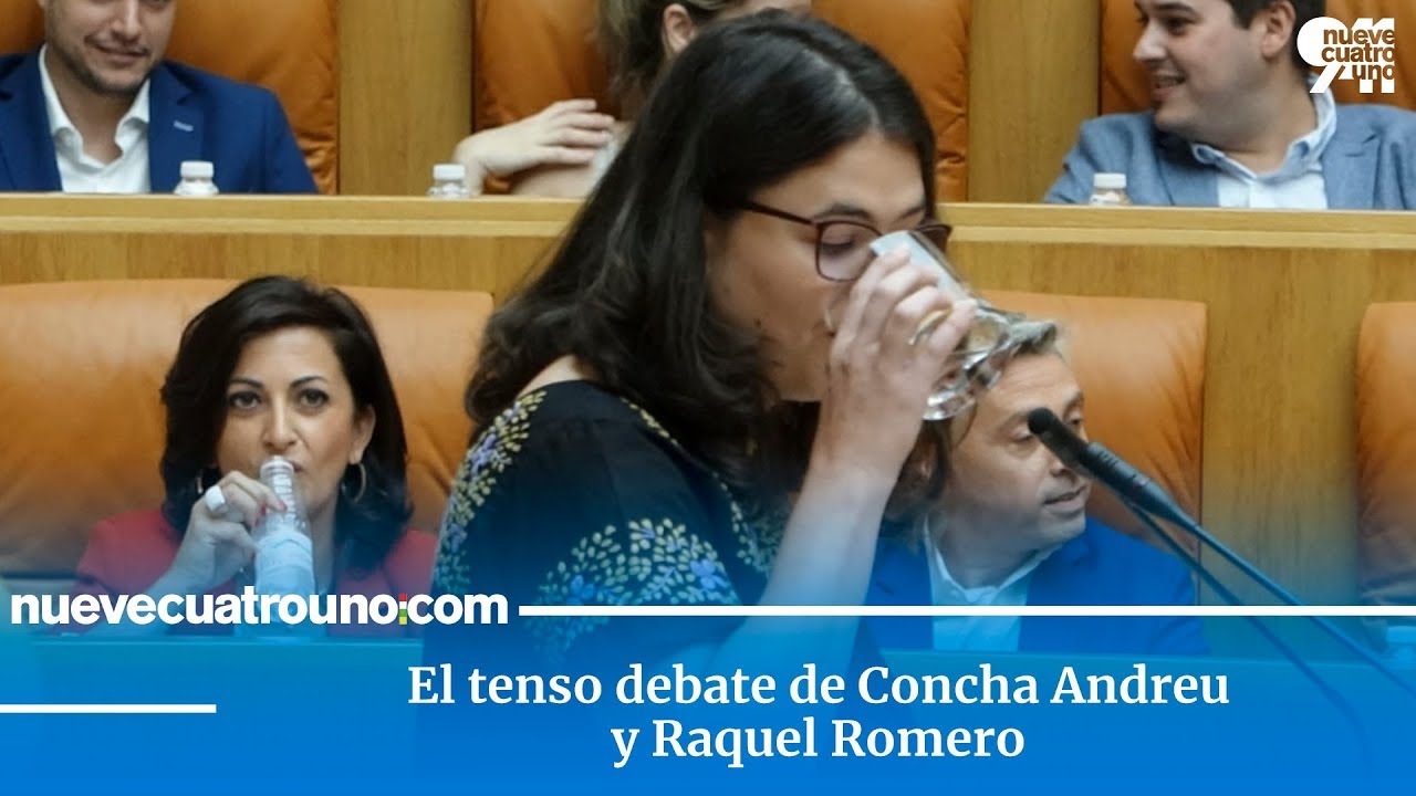 El tenso debate de Concha Andreu y Raquel Romero