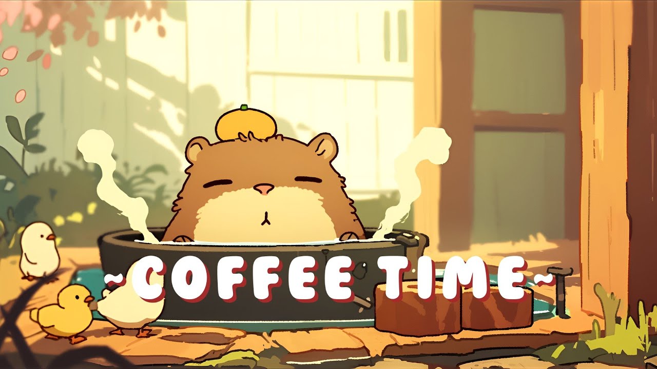[1 Hour] Capybara Beats & Lofi - Peaceful Beats for Studying & Relaxing ~ Dreamy Vibes ~ 🎵 💫