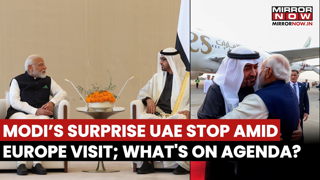 PM Modi&rsquo;s Surprise UAE Stop On 4-Nation Europe Tour Sparks Global Buzz; What's On Agenda?