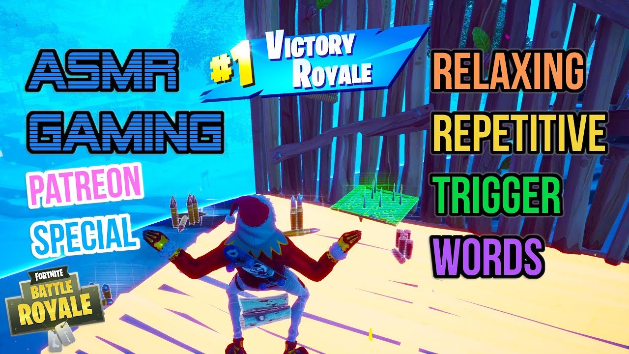 ASMR Gaming | Fortnite Best Relaxing Repetitive Trigger Words 🎮🎧Whispering😴💤