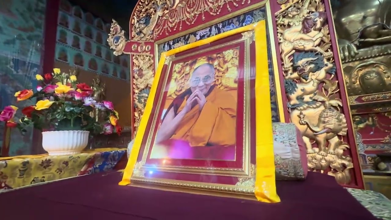 སྲིད་ཏ་པ་ལི་ས་གནས་སུཡོད་པའི་རྫ་རོང་ཐུབ་རྟན་ཆོས་གླིང་དགོན་པའི་གནང་བརྙན།