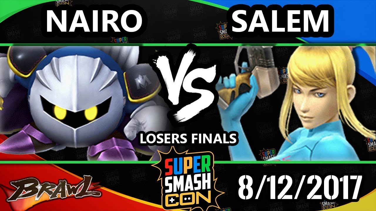 Smash Con 2017 Brawl - MVG | Salem (ZSS) Vs. NRG | Nairo (Metaknight) SSBB LF