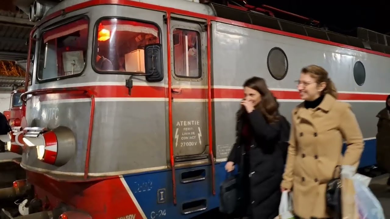 Cu trenul IR 1622 de la Sibiu la Bucuresti Nord, 23 ianuarie 2025