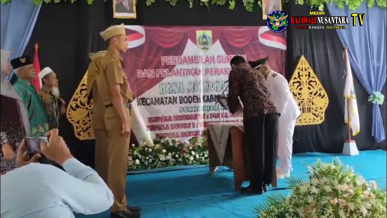Tiga Perangkat Desa Jatingarang Resmi Dilantik, Siap Perkuat Pelayanan kepada Masyarakat#bodeh#viral
