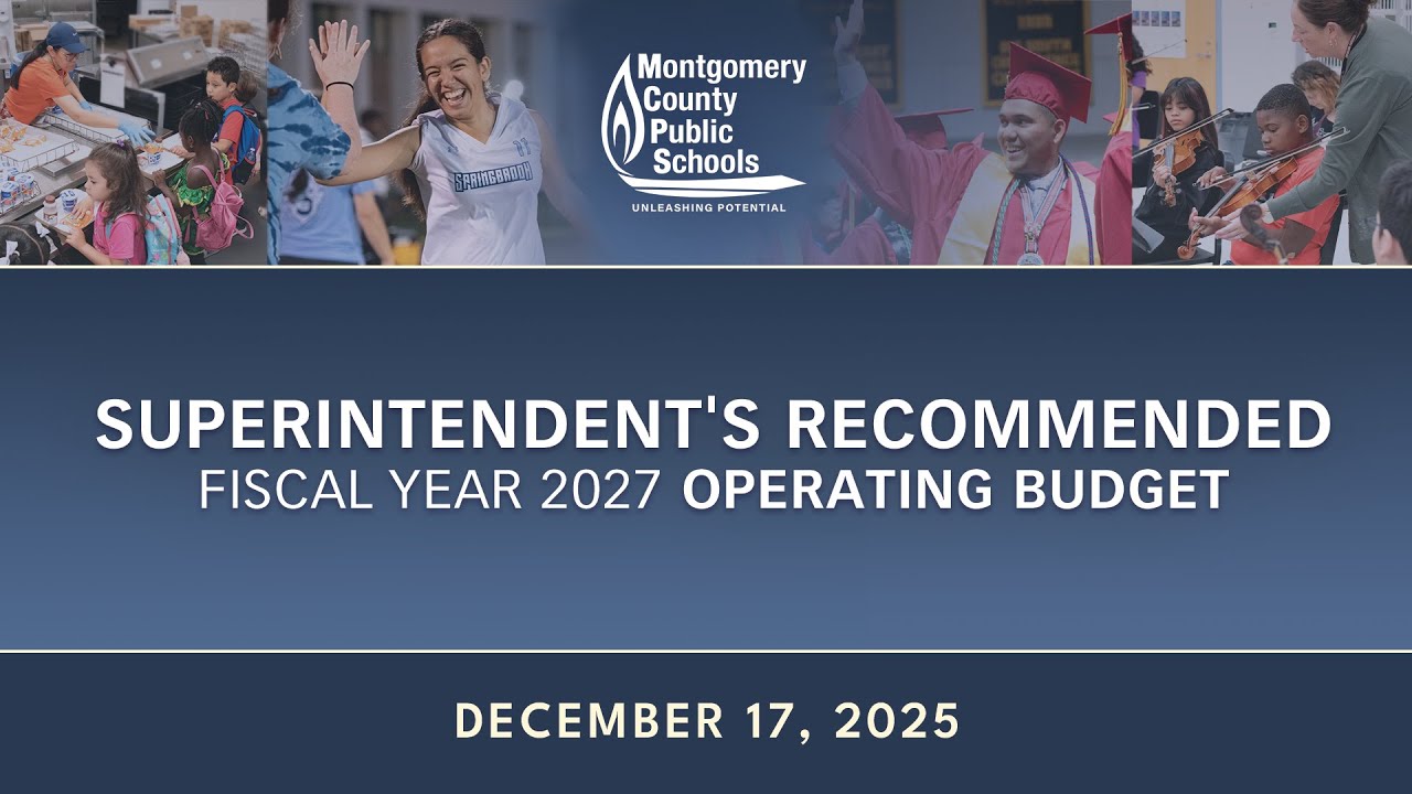 Superintendent's Recommended Fiscal Year 2027 Operating Budget - 12/17/25