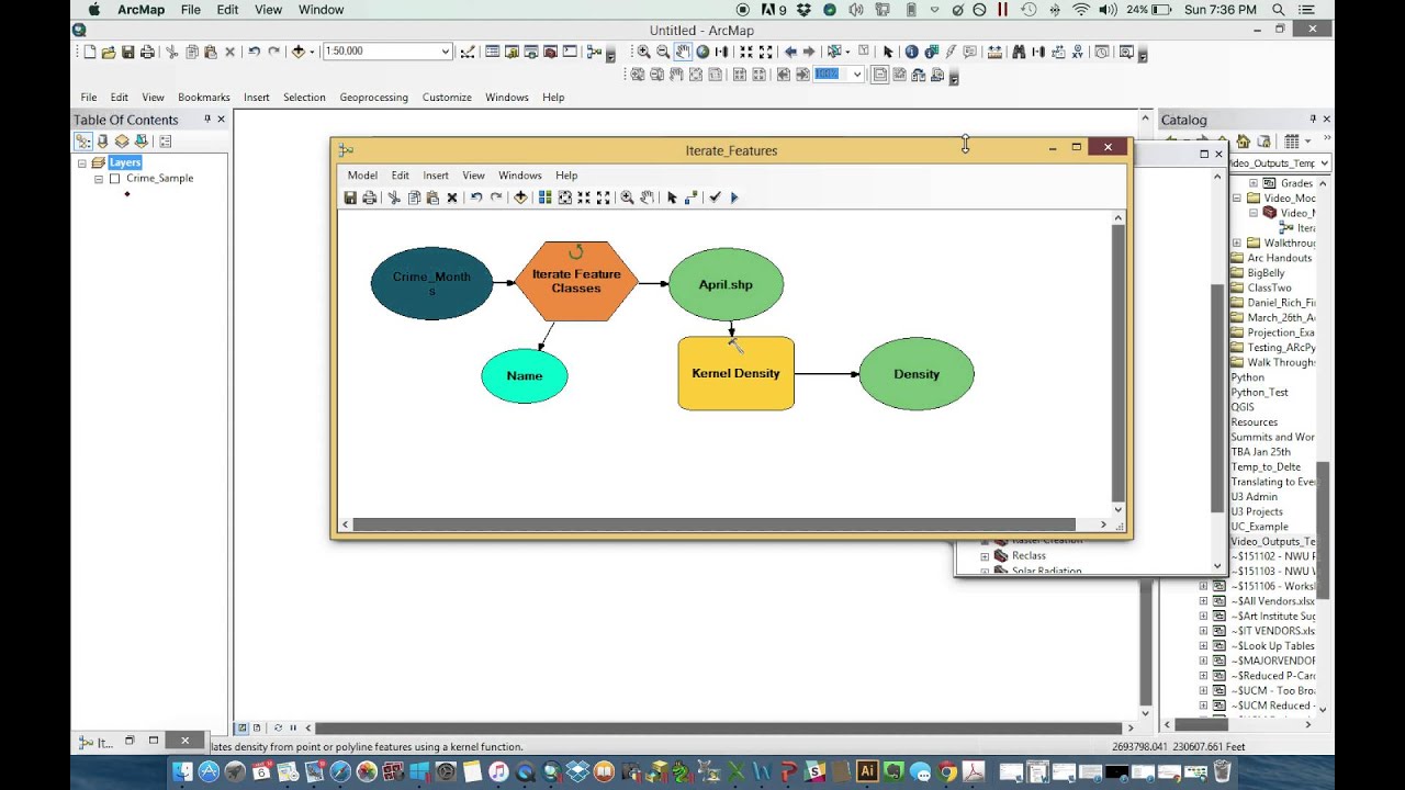 Model Builder - Iterators Video One -  Iterate through Features