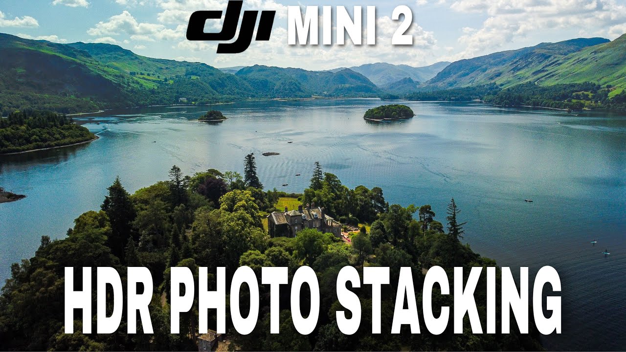 DJI MINI 2 HDR Photo Stacking TUTORIAL | AEB PHOTO