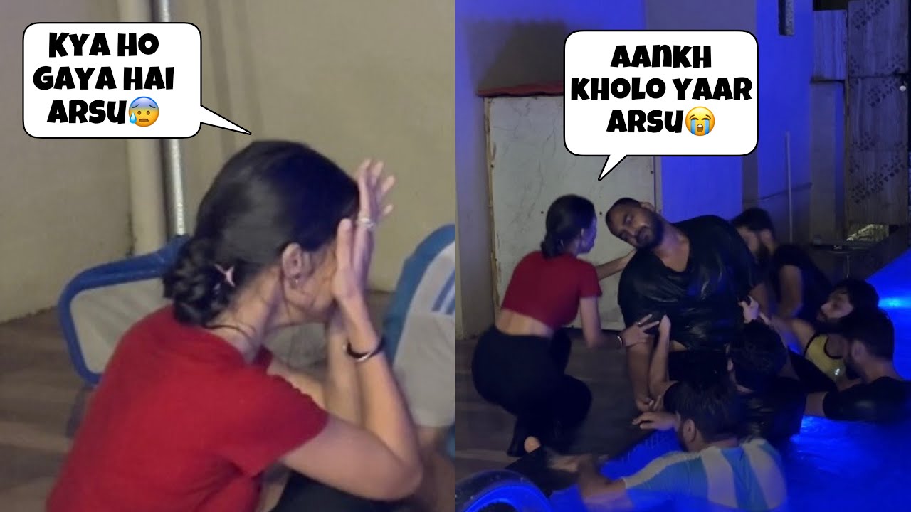 Mujhe saans nhi lene ho raha hai 😰 || Drowning prank on Aarti 🫣 | AtrangiArsalaan❤️