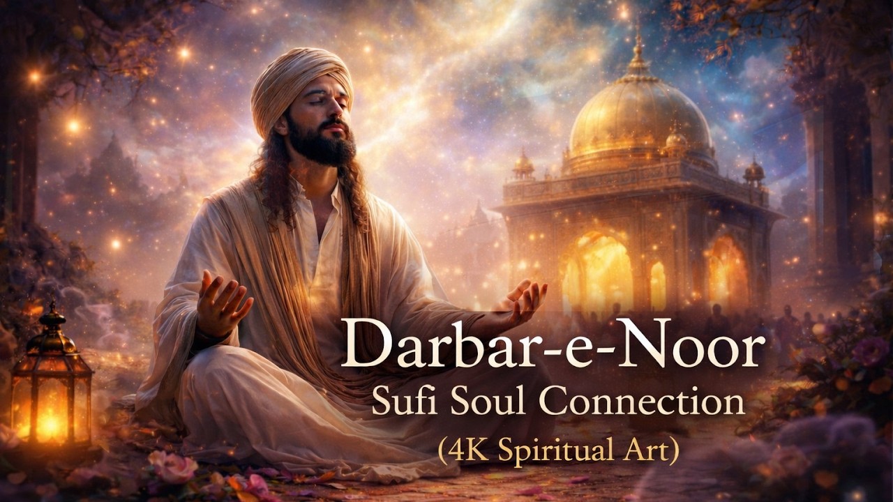 Darbar-e-Noor | Sufi Soul Connection (4K Spiritual Art) | vocal passport