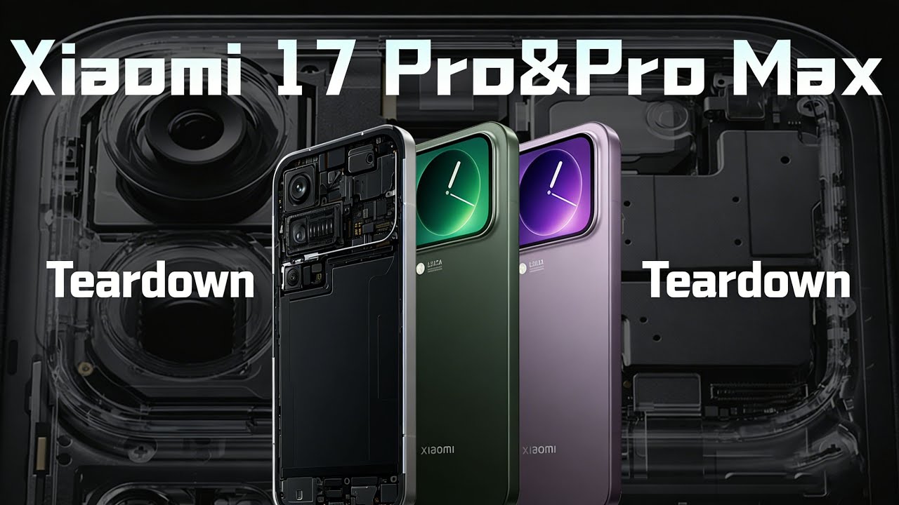 Xiaomi 17 Pro Series Teardown: Dual Screens + Leica – Premium Evolution!