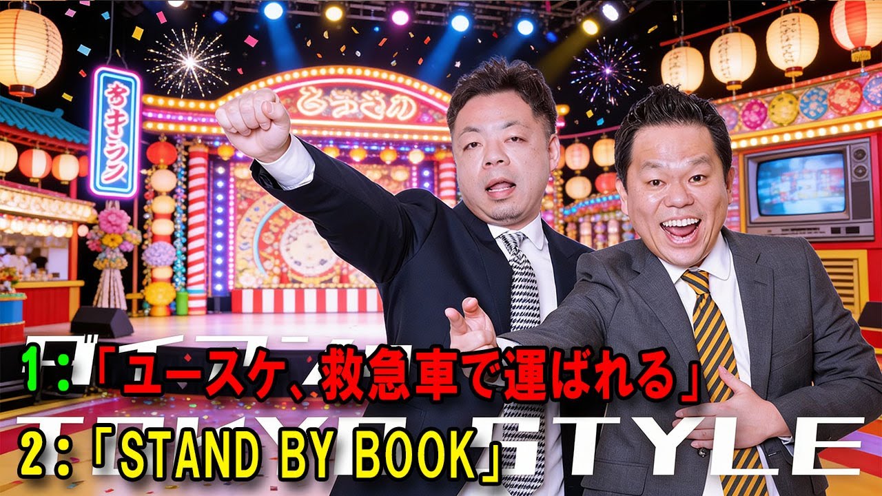 ダイアンのTOKYO STYLE 🔴🌈☀️ 本編「STAND BY BOOK」【アフタートーク】【睡眠用・作業用・ドライブ・高音質BGM聞き流し】
